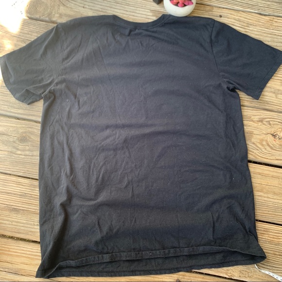 Good Vibes Graphic Black Donut T-Shirt Size Large - Picture 4 of 5